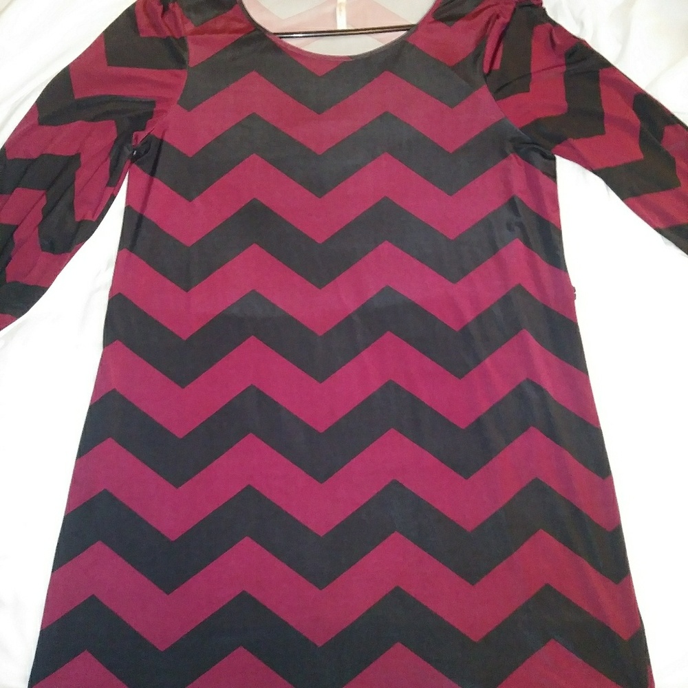 Fascination Chevron Dress